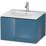 Duravit Waschtischunterbau L-CUBE 514x620x400mm stone blue hochglanz