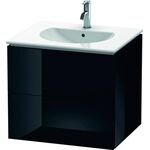 Duravit Waschtischunterbau L-CUBE 514x620x550mm schwarz hochglanz