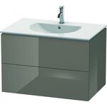 Duravit Waschtischunterbau L-CUBE 534x820x550mm flannel grey hochglanz