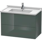 Duravit Waschtischunterbau L-CUBE 469x820x558mm dolomiti grey hochglanz
