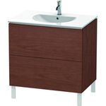 Duravit Waschtischunterbau L-CUBE 534x820x704mm amerikanisch nussbaum