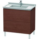 Duravit Waschtischunterbau L-CUBE 469x820x712mm amerikanisch nussbaum