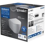 Duravit Wand-WC-Set ME by Starck C rim. tief, 370x480mm weiß - VPE: 12