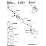 Keuco Umstellventil IXMO UP f 3 Verbr Rosette rund vc