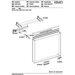 Keuco Lichtspiegel PLAN sil-gebz-elo 800x700x105. A++