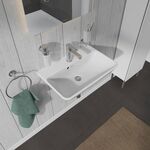 Duravit Waschtisch ME by Starck compact m ÜL m HLB 600x400mm 1 Hahnloch weiß WG