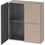 Duravit Halbhochschrank L-CUBE 700x243x800mm eiche kaschmir