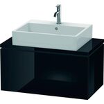 Duravit Konsolenunterschrank L-CUBE 400x820x477mm schwarz hochglanz