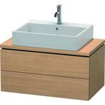 Duravit Konsolenunterschrank L-CUBE 400x820x477mm europäische eiche