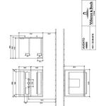 V&B Waschtischunterschrank AVENTO 580x514x452mm Crystal Grey