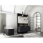 V&B Aufsatzwaschtisch ARTIS 430mm, rund, ohne ÜL coal black