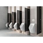 TOTO Urinal Zul v ob Abgang nach hinten randlos we