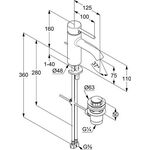 Kludi Waschtisch-Einhandmischer BOZZ DN 15 chr