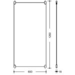 Hewi Wandspiegel SERIE 801 mit Haltern sand