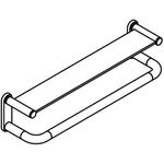 Hewi Glasablage SERIE 801 m Haltegriff anthrazitgrau