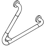 Hewi Winkelgriff SERIE 801 Winkel 45Grad, d= 33mm anthrazitgrau