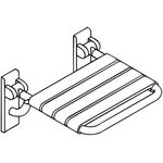 Hewi Klappsitz SERIE 801 448x428mm, Sitzelemente 60mm tiefschwarz