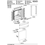 Keuco Spiegelschrank ROYAL LUMOS DALI Ans li 650x735x165mm