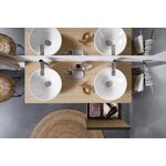 Duravit Aufsatzbecken D-NEO 400x400mm o ÜL ohne Hahnlochbank weiß