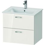 Duravit Badmöbel-Set XBASE 630mm, mit Spiegel GOOD weiß hochglanz