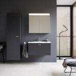 Duravit Hochschrank XBASE 1760x400x358mm Türansch re graphit matt