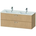 Duravit Waschtischunterbau XBASE 1275x475mm, 2 Schubkästen eiche natur