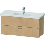 Duravit Waschtischunterbau XBASE 2 Schubkästen 560x1130x448mm eiche natur
