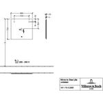 V&B Spiegel MORE TO SEE LITE m umlauf LED-Wandb 800x750x24mm 26,40 W