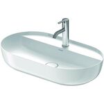 Duravit Aufsatzbecken LUV o ÜL m HLB 700x400mm 1 HL sa sdm WG