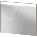 Duravit Spiegel BRIOSO 820x35mm, mit Beleuchtung basalt matt