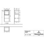 V&B Seitenschrank SUBWAY 3.0 400x860x362mm 1x Az Ans li G. Vo bl Br w