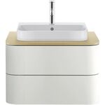 Duravit Konsolenunterschrank HAPPY D.2 P 408x650x480mm nordic weiß seidenmatt