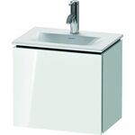 Duravit Waschtischunterbau L-CUBE 400x440x311mm Türansch li weiß hochglanz
