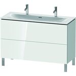 Duravit Waschtischunterbau L-CUBE 704x1220x481mm weiß hochglanz