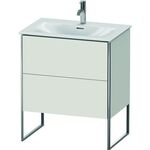 Duravit Waschtischunterbau XSQUARE 840x710x478mm 2 Au No weiß seidenmatt