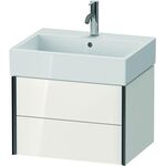 Duravit Waschtischunterbau XVIU 397x584x454mm Prof. sw ma weiß hochglanz