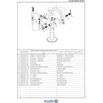 Kludi WF u Br-arm NOVA FONTE PURISTIC freistehend, DN 15 mattschwarz