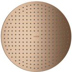 Kopfbrause 300 2jet AXOR Montage Decke-Aufputz brushed red gold