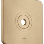 HG Wandplatte Wandmontage brushed bronze