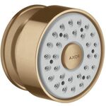 Seitenbrause AXOR 1jet DN 15, runde Rosette brushed bronze