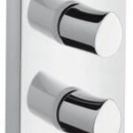 Thermostatmodul AXOR STARCK ORGANIC DN 20 UP 36x12 stainless steel optic