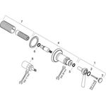 Abstellventil AXOR MONTREUX DN 15/DN 20 UP m HGri brushed bronze