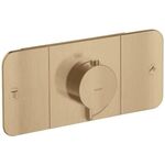 Fertigmontageset AXOR ONE f UP-Thermostat 2 Verbr brushed bronze