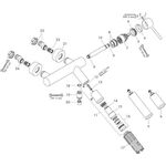 Einhebel-Wannenmischer AXOR STARCK DN 15, Aufputz brushed gold optic