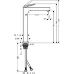 EH-WT-MI 280 AXOR CITTERIO m AG HGri Rautenschliff bru black chrome