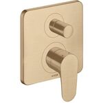 Einhebel-Wannenmischer AXOR CITTERIO M UP m integ Sich-kom brushed bronze