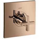 Thermostat HOGHFLOW AXOR CITTERIO 59 l/m UP m Kreuzgriff polished red gold