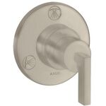 Ab-/Umstellventil AXOR CITTERIO T/Q UP mit Hebelgriff brushed nickel
