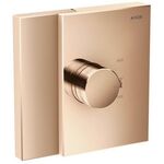 Fertigmontageset HighFlow AXOR EDGE f Unterputz-Thermostat polished red gold