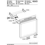 Keuco Lichtspiegel X-LINE 800x700x105mm vulkanit